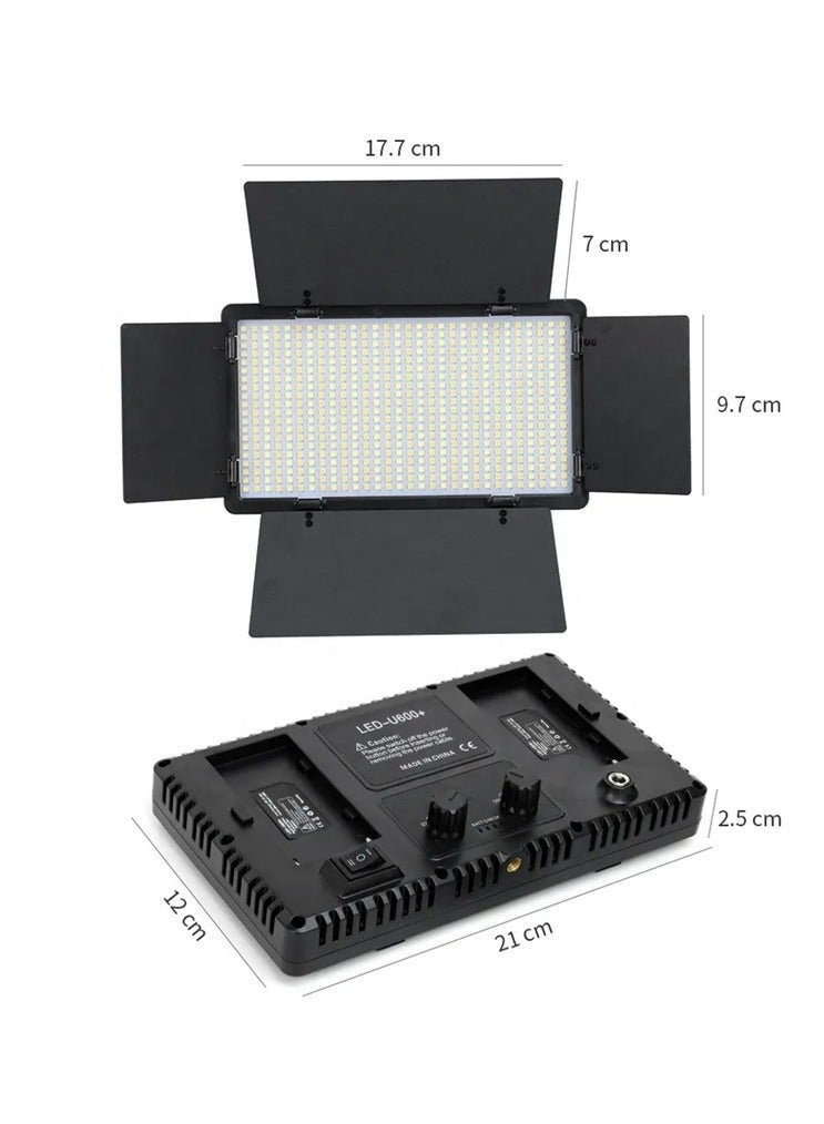 Professional LED 600 Flat Light   Perfect for Photography  Beauty  Selfie & Streaming - Image 2